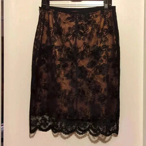 Late Y2k Vintage Express lace skirt size 7/8